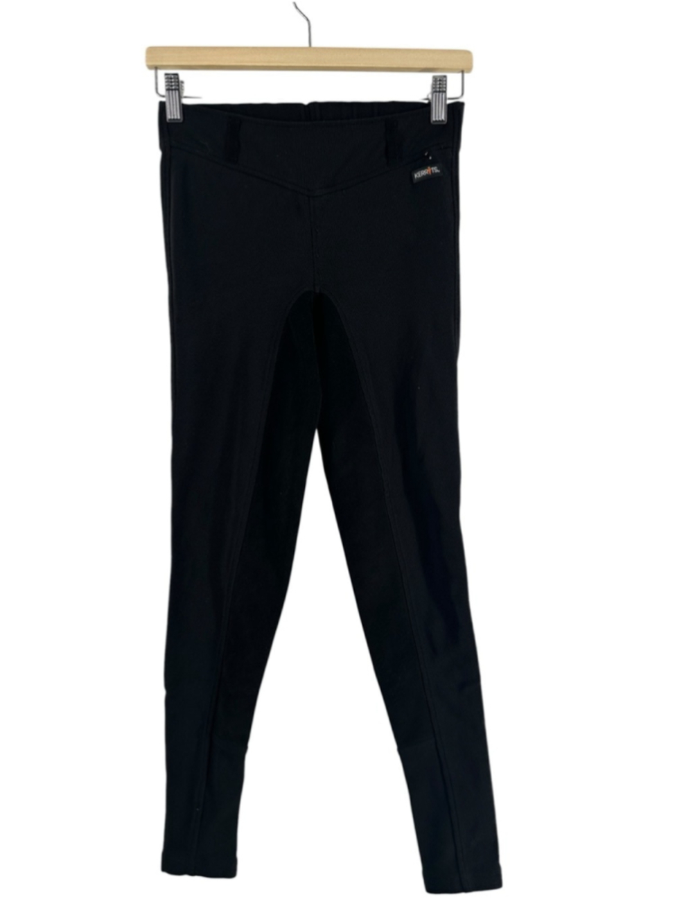 Kerrit Riding pants Leggings micro ribbed equestrian horse black sz xs
